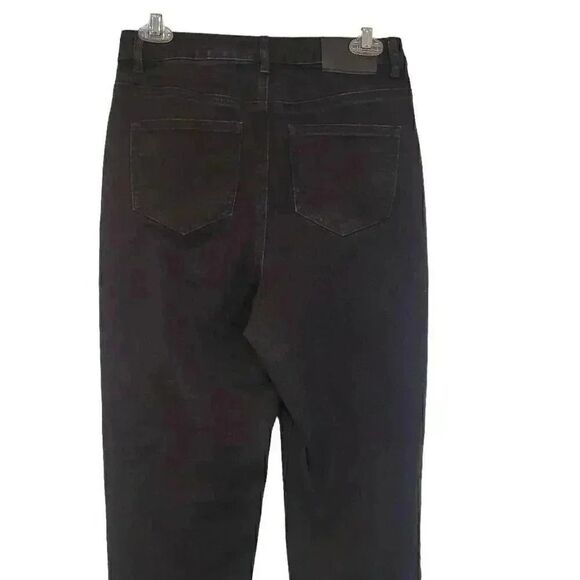 Missguided Tall Women's Black Cotton Cotton/Poly/Spandex Jeans - Picture 9 of 14